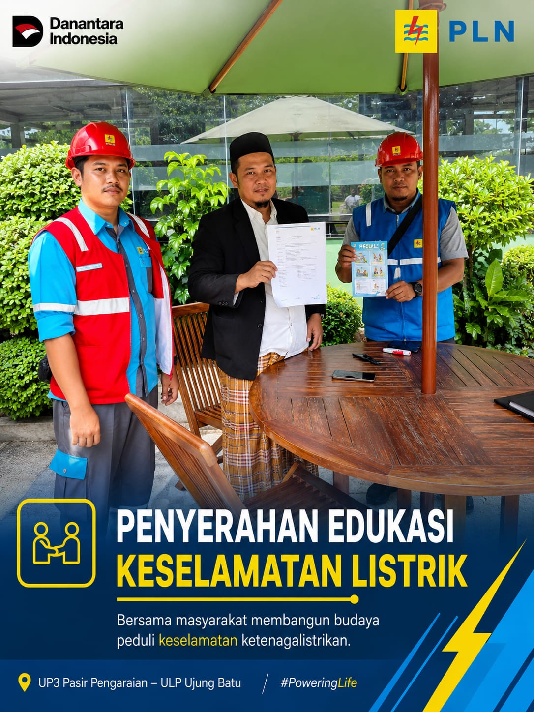 Poster pemberitahuan pemeliharaan jaringan